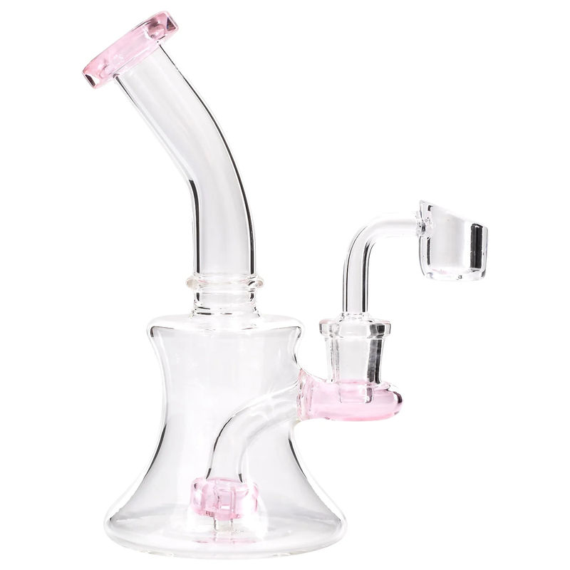 CaliConnected 7” Hourglass Dab Rig ?? - Color:Pink
