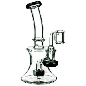 CaliConnected 7” Hourglass Dab Rig ?? - Color:Onyx (Black)