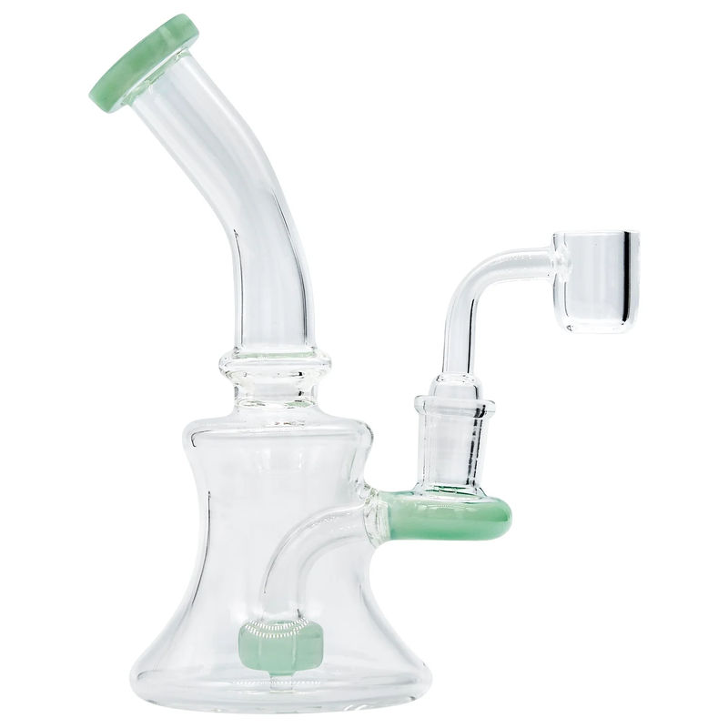CaliConnected 7” Hourglass Dab Rig ?? - Color:Emerald (Green)