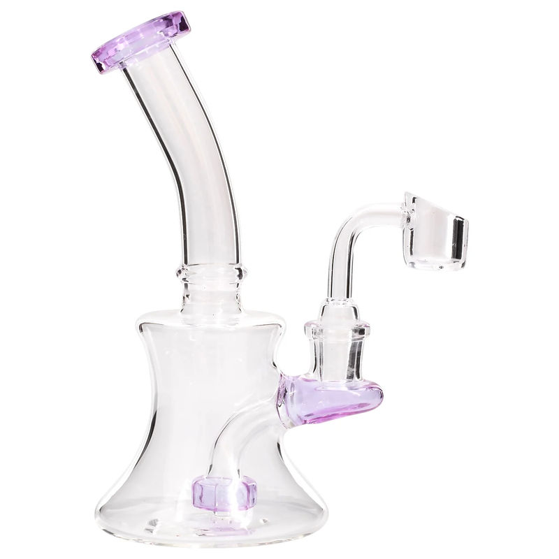CaliConnected 7” Hourglass Dab Rig ?? - Color:Purple