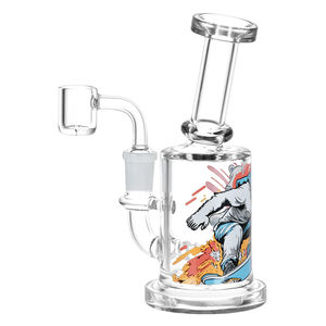 Pulsar Angled Neck 6.25" Dab Rig (Multiple Styles) - Style:Sub Zero Shredder