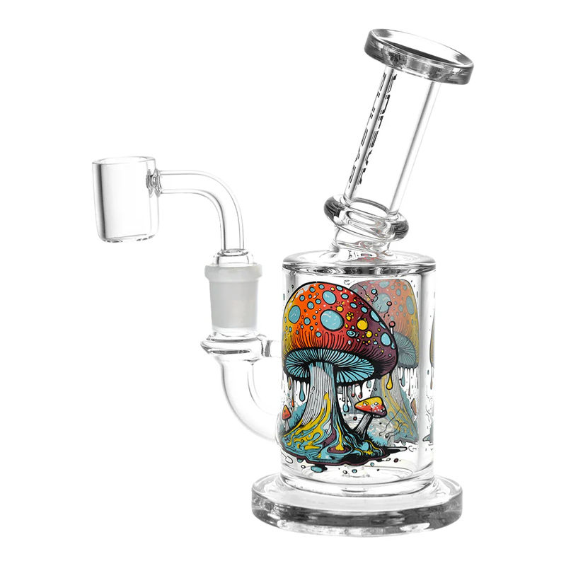 Pulsar Angled Neck 6.25" Dab Rig (Multiple Styles) - Style:Shroom Drip
