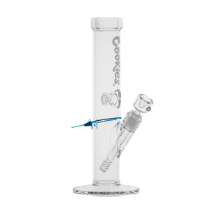 Cookies 13” Original Straights Water Pipe - Color:White