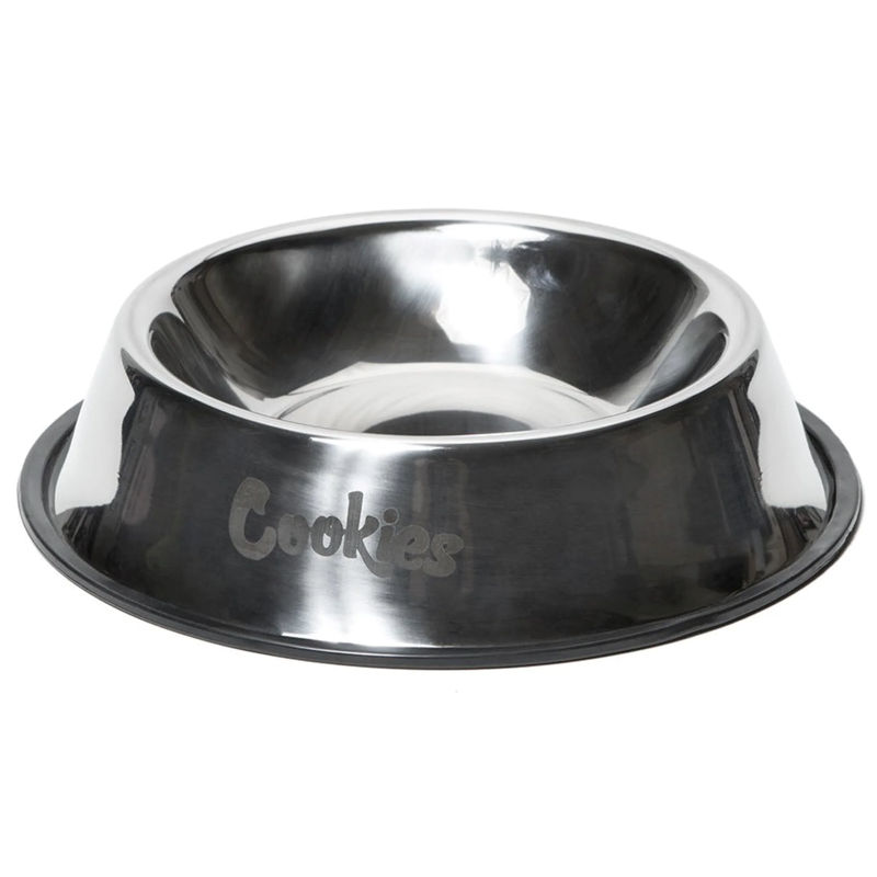 Cookies Original Logo Dog Bowl ? - Color:Stainless Steel