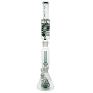 Freeze Pipe 23” Dual Beaker Bong