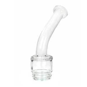 Prism Pipes Replacement Custom Bong Mouthpieces - Type:Bent Neck - Color:White