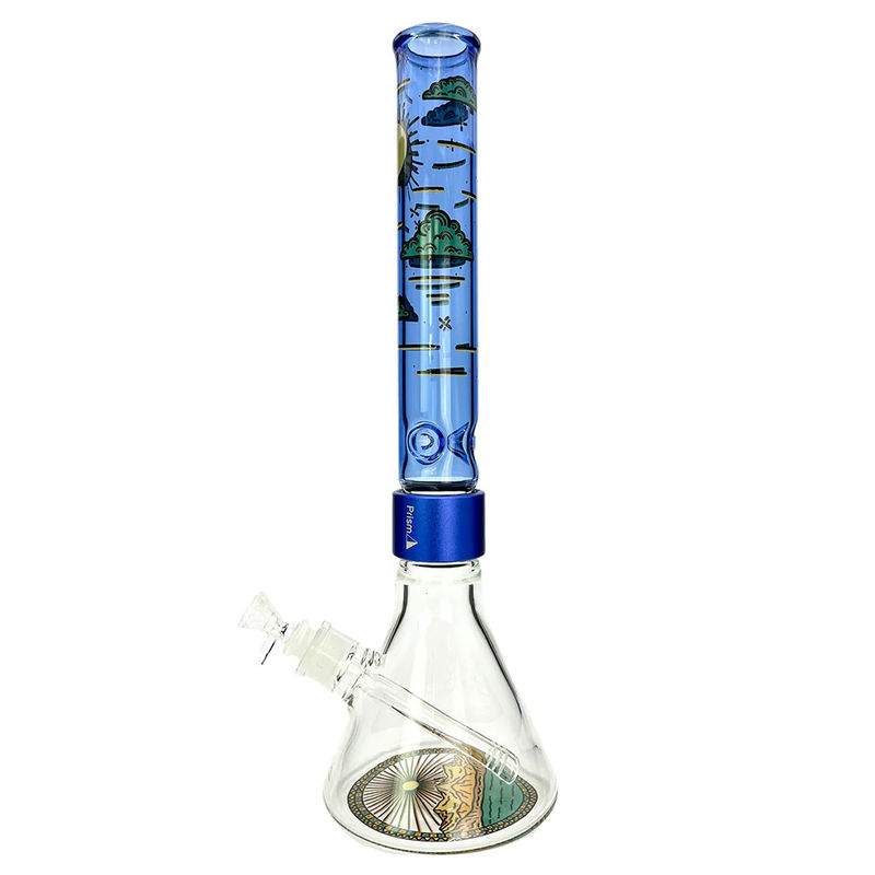 Prism Pipes Desert Dream’n Beaker Bong - Style:Sapphire (18” inches)