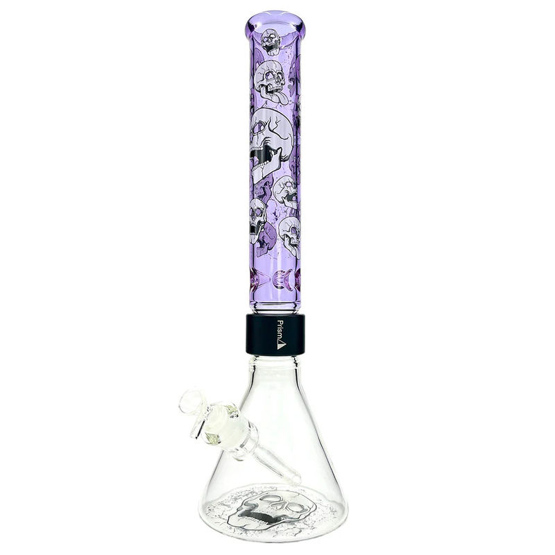 Prism Pipes Skull Beaker Bong - Style:Standard (18” inches)