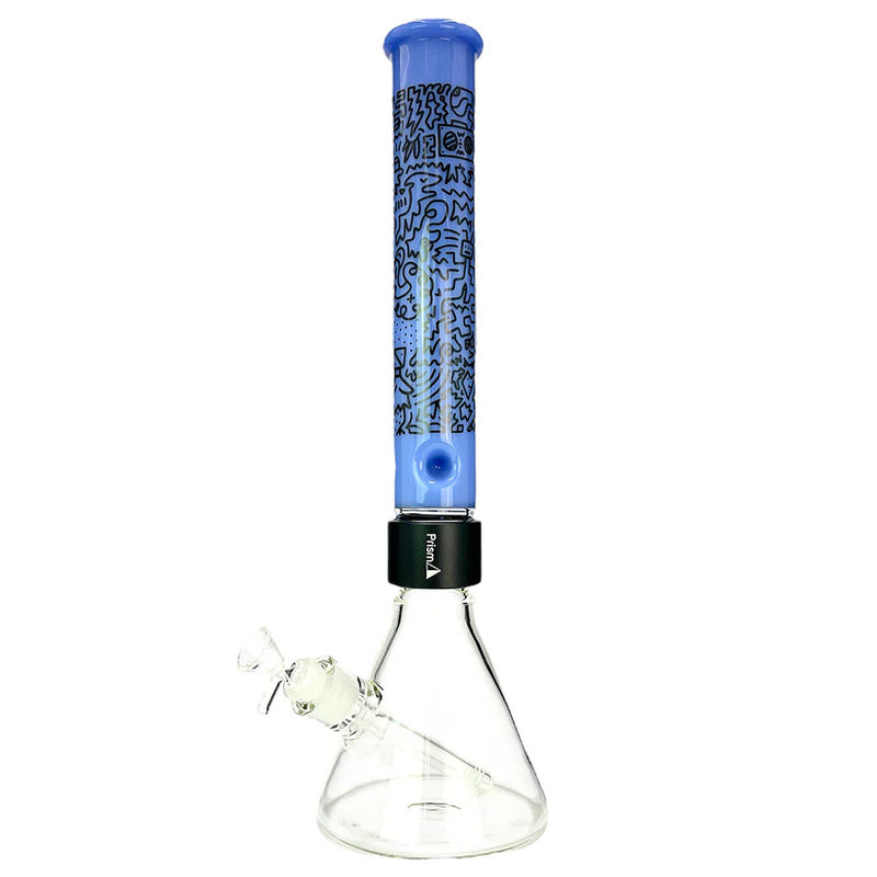 Prism Pipes 18” Pretty Done Beaker Bong - Style & Color:Basic (Blueberry)