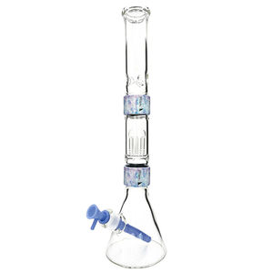Prism Pipes 19” Tree Perc Beaker Bong - Color:Tie-Dye