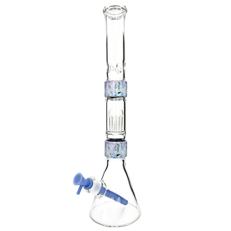 Prism Pipes 19” Tree Perc Beaker Bong - Color:Tie-Dye