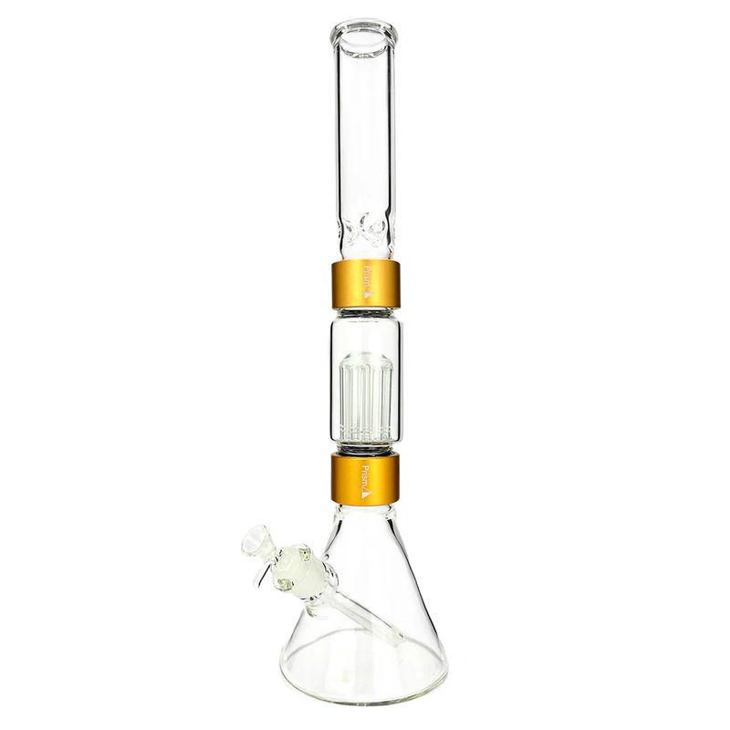 Prism Pipes 19” Tree Perc Beaker Bong - Color:Gold