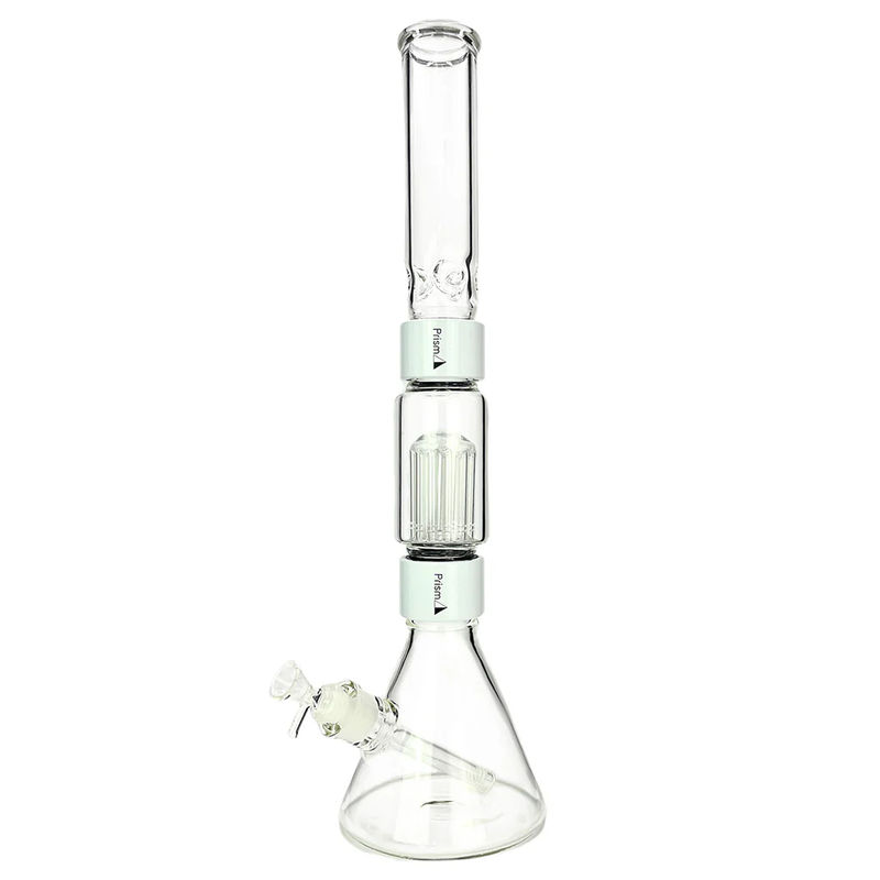 Prism Pipes 19” Tree Perc Beaker Bong - Color:White