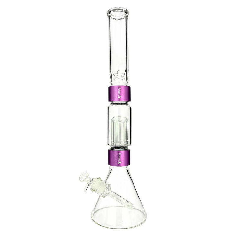 Prism Pipes 19” Tree Perc Beaker Bong - Color:Purple