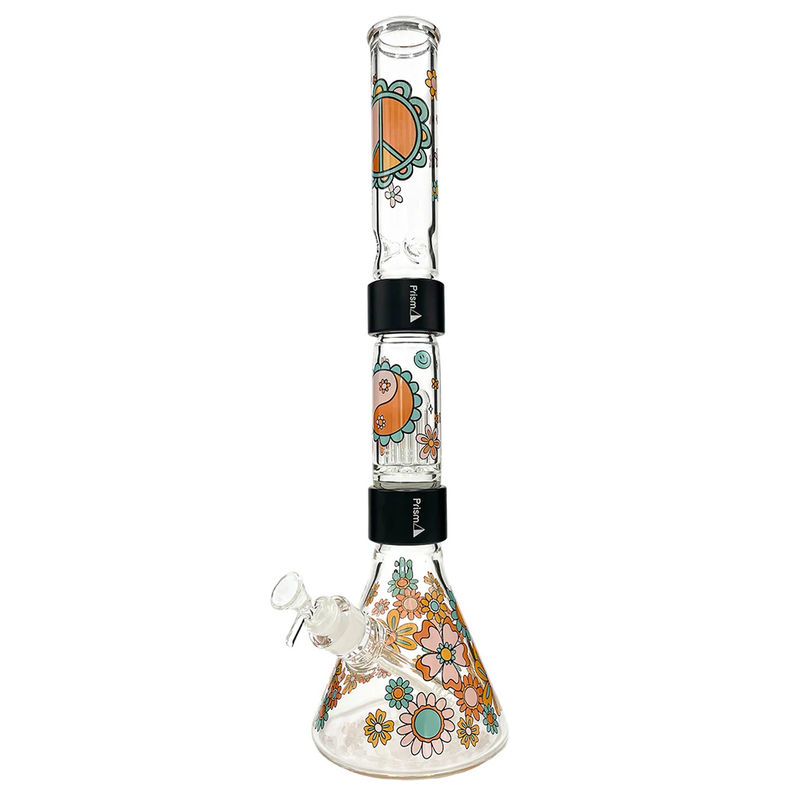 Prism Pipes Flower Power Beaker Bong - Style:Tree Perc (20" inches)