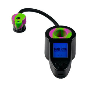Dab Rite Digital IR Thermometer ⏰ - Color:Purple & Green Swirl