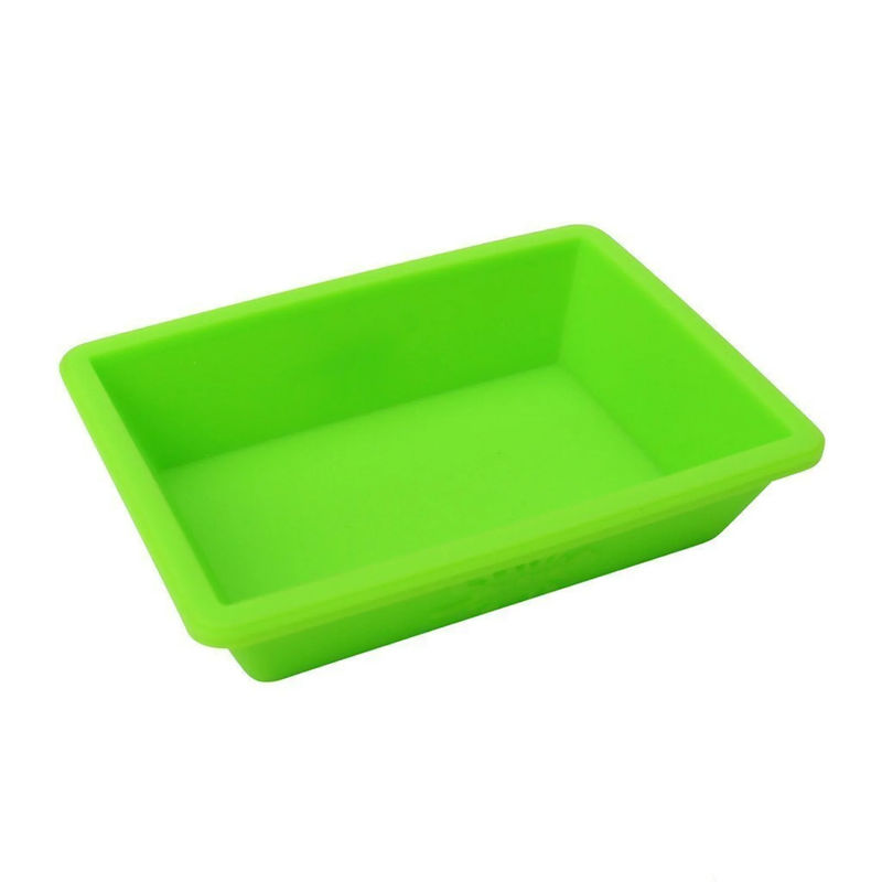 NoGoo Mini Non-Stick Silicone Goo Dish - Color:Green