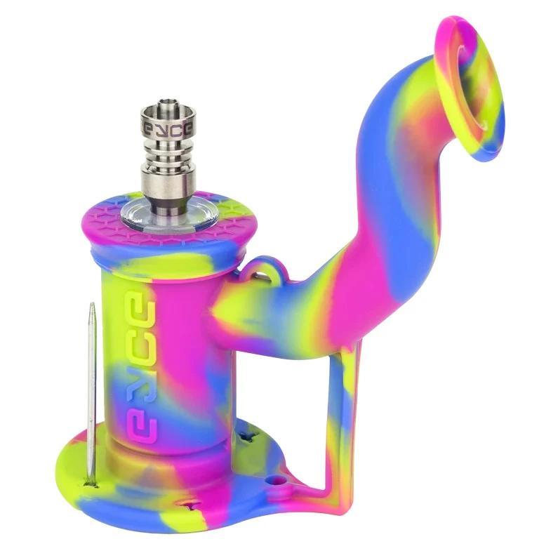 Eyce Indestructible Silicone Dab Rig 2.0 - Color:Cotton Candy