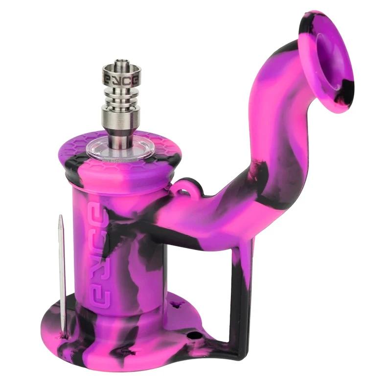 Eyce Indestructible Silicone Dab Rig 2.0 - Color:Bangin