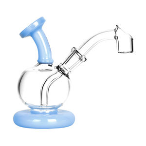 Pulsar 4” Mini Sphere Dab Rig - Color:Light Blue
