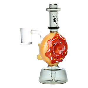 Pulsar 6.75” Delightful Donut Dab Rig - Style:Raspberry Jam Donut
