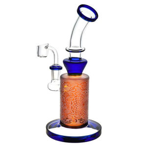 CaliConnected 9” Sacred Geometry Rig - Color:Amber