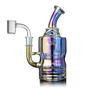 MJ Arsenal Turbine Mini Dab Rig - Color:Iridescent