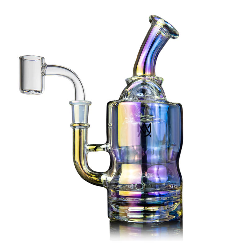 MJ Arsenal Turbine Mini Dab Rig - Color:Iridescent