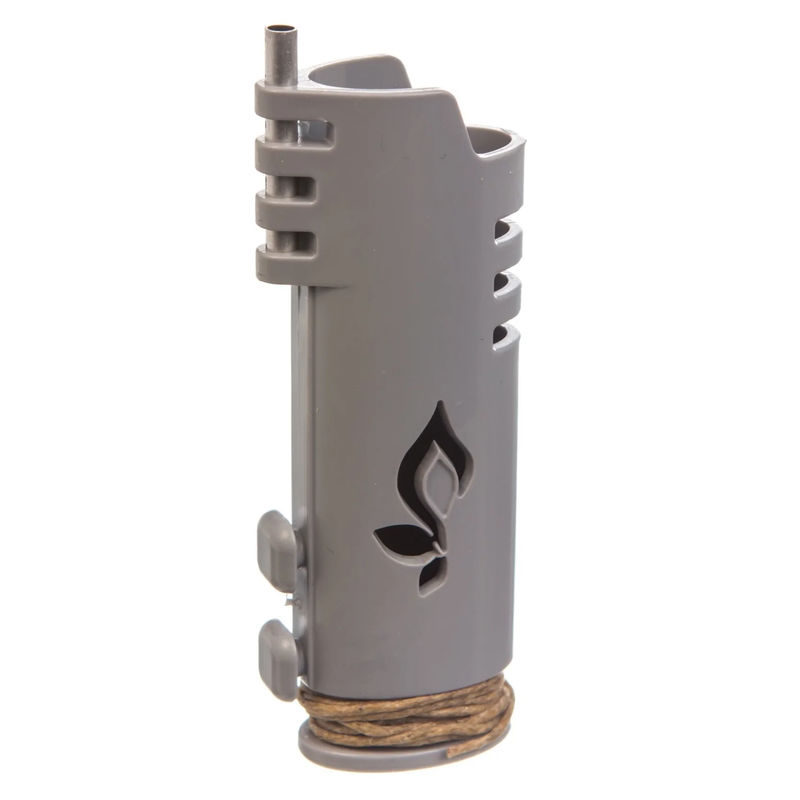 Hemplights Wrapper Hemp Wick Lighter Case - Color:Gray