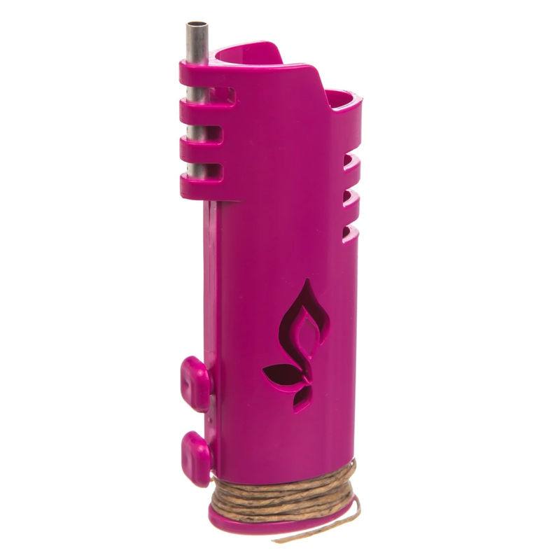 Hemplights Wrapper Hemp Wick Lighter Case - Color:Purple