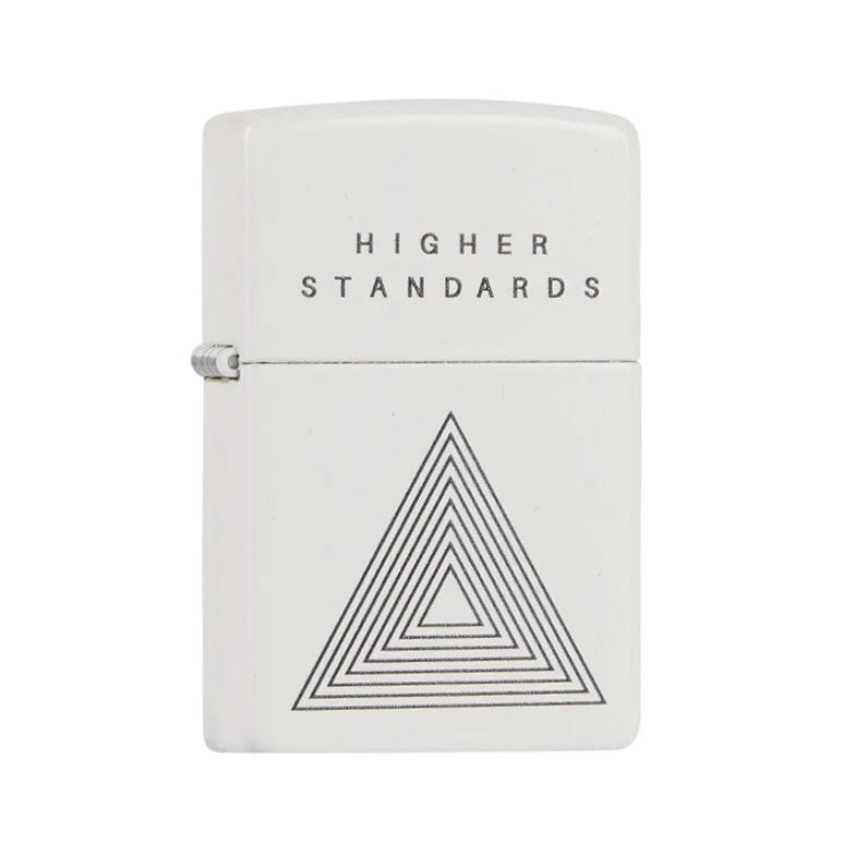 Higher Standards x Zippo® Triangle Lighter ? - Color:White