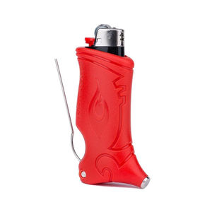 Toker Poker Lighter Sleeve - Color:Red