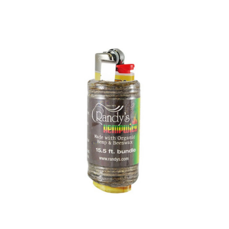 Randy’s Hemp Wick Lighter Sleeve - 15.5 ft Spool