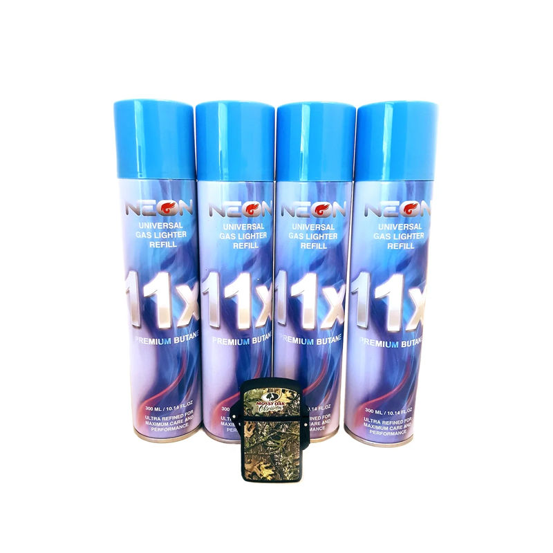 NEON 11X Premium Ultra Refined Butane Gas ⛽️ - Quantity:4-Pack