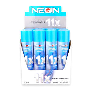 NEON 11X Premium Ultra Refined Butane Gas ⛽️ - Quantity:12-Pack