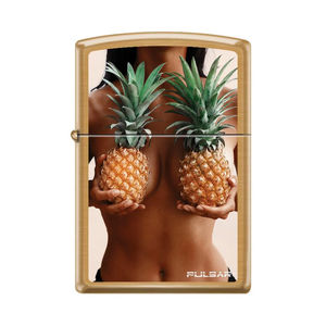 Pulsar x Zippo® Lighter - Multiple Designs! - Design:Pineapple Woman
