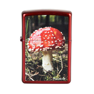 Pulsar x Zippo® Lighter - Multiple Designs! - Design:Red Mushroom