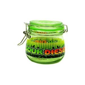 Dank Tank Airtight Glass Storage Jar - Sour Diesel - Size:Small (150mL)