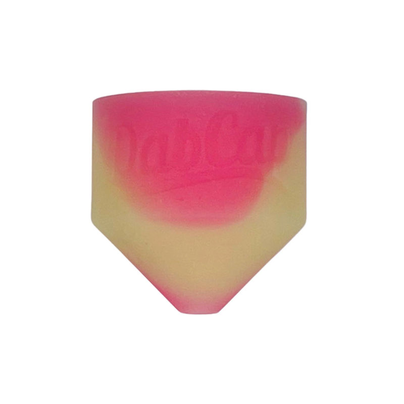 DabCap V4 - Fully Universal Vape to Bong Adapter - Color:Pink Lemonade (Glow/UV)