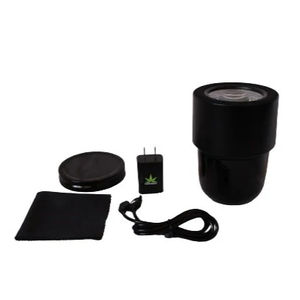 MasonBrite LED Magnifying Mason Jar (Version 3.0) - Color:Black