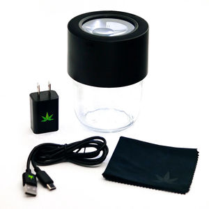 MasonBrite LED Magnifying Mason Jar (Version 3.0) - Color:Clear