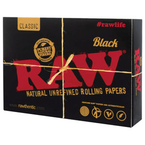 Raw® Rolling Papers Playing Cards - Color:Black