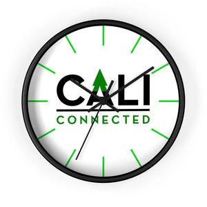 CaliConnected Wall clock - Size:10 in - Color:Black - Hands:Black