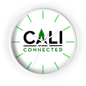 CaliConnected Wall clock - Size:10 in - Color:White - Hands:White
