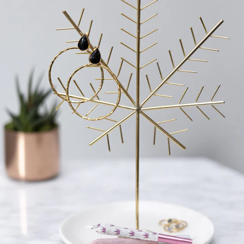 My Bud Vase Cannabis Leaf Jewelry Tree