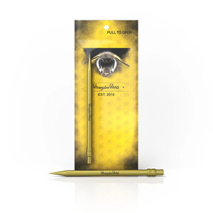 Honeybee Herb Titanium Dab Tools - Style:Pencil - Color:Gold - Size:.