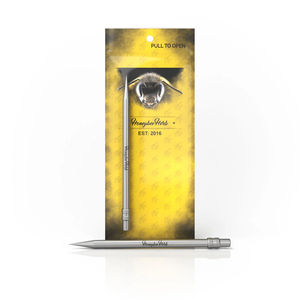 Honeybee Herb Titanium Dab Tools - Style:Pencil - Color:Silver - Size:.