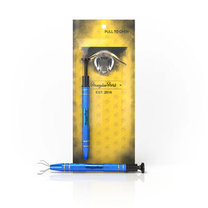 Honeybee Herb Stainless Steel Dab Tools - Style:Dab Claw - Color:Blue