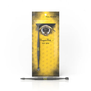 Honeybee Herb Stainless Steel Dab Tools - Style:V2 - Color:Black