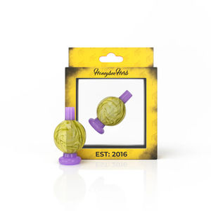 Honeybee Herb Bubble Carb Caps - Style:Starlight Bubble - Color:Purple